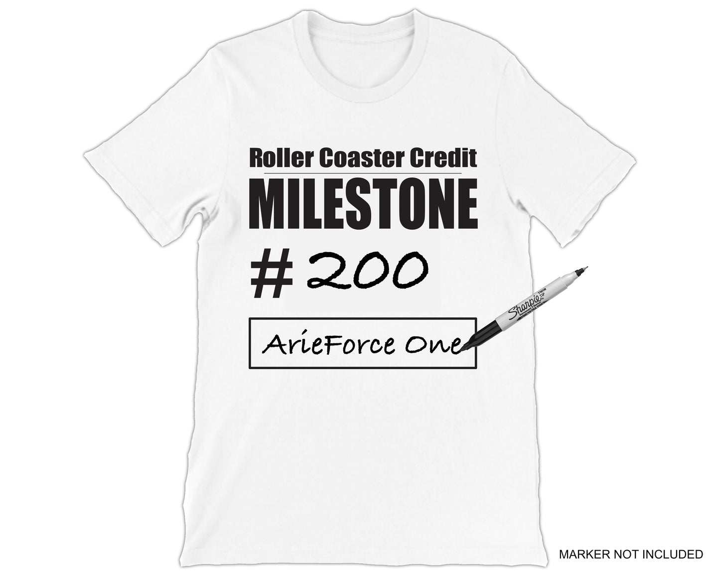 Roller Coaster Credit Milestone Shirt